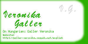 veronika galler business card